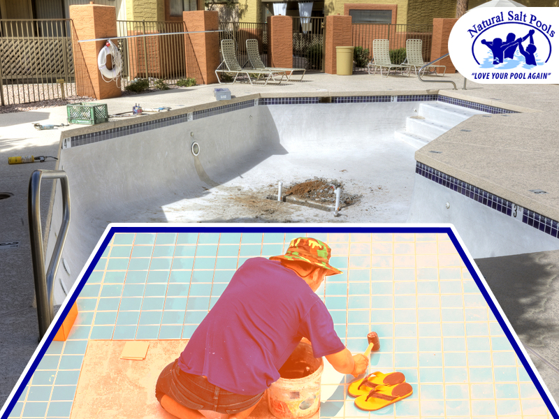 worker-clipping-up-tiles-for-at-old-damaged-pool