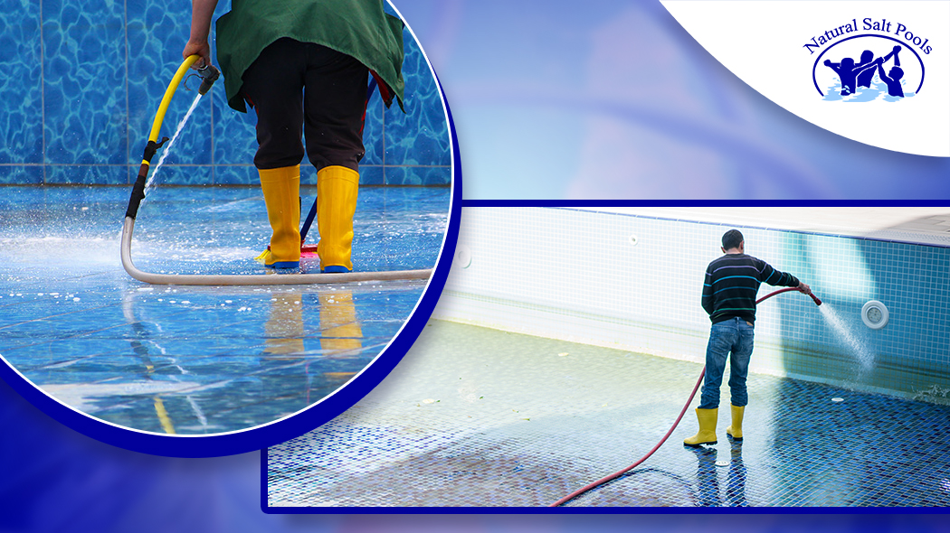 professional-cleaners-using-pressure-washer-and-swiper-to-clean-pool-deck-area