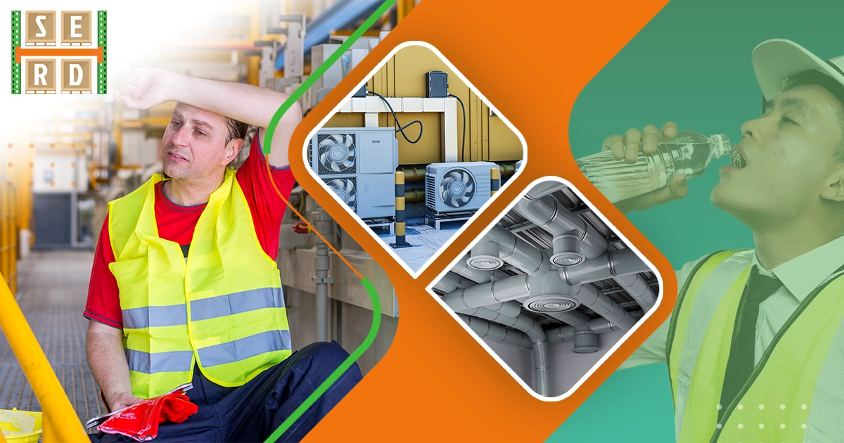 employees-hydrating-themselves-to-tackle-summer-heat-at-warehouses